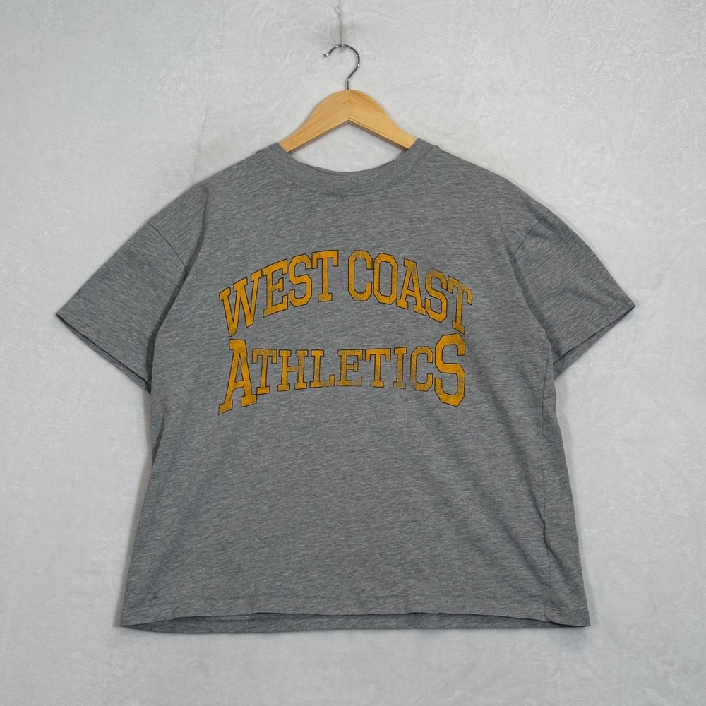 H&M Grey West Coast Athletics Graphic T-Shirt Size M